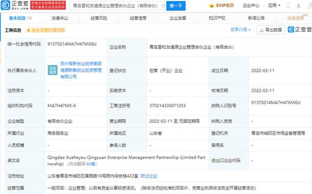 经营范围包含:企业管理;以自有资金从事投资活动